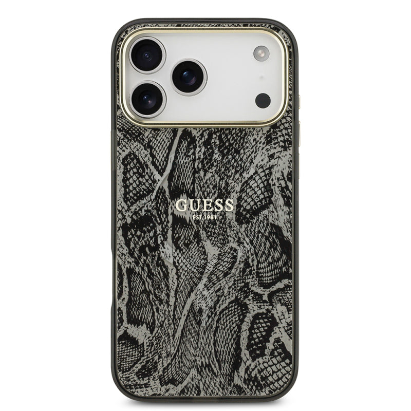 Gues Yılan Derisi Lisanslı Kılıf Siyah