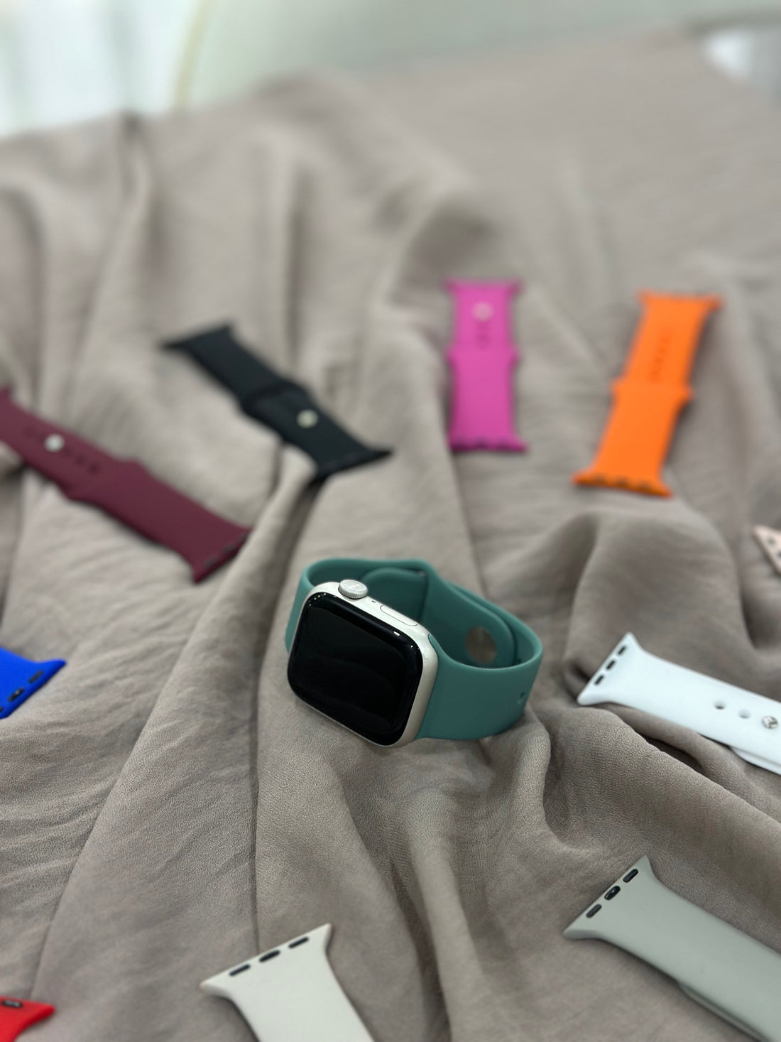 Apple Watch Silikon Kordon (Yeşil)