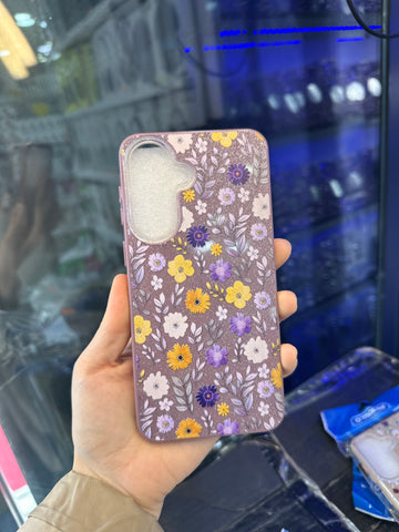 Floral Simli Kılıf 4