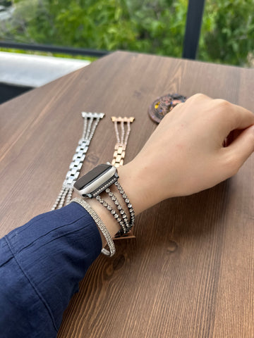 Swarovski Çelik Kordon Black