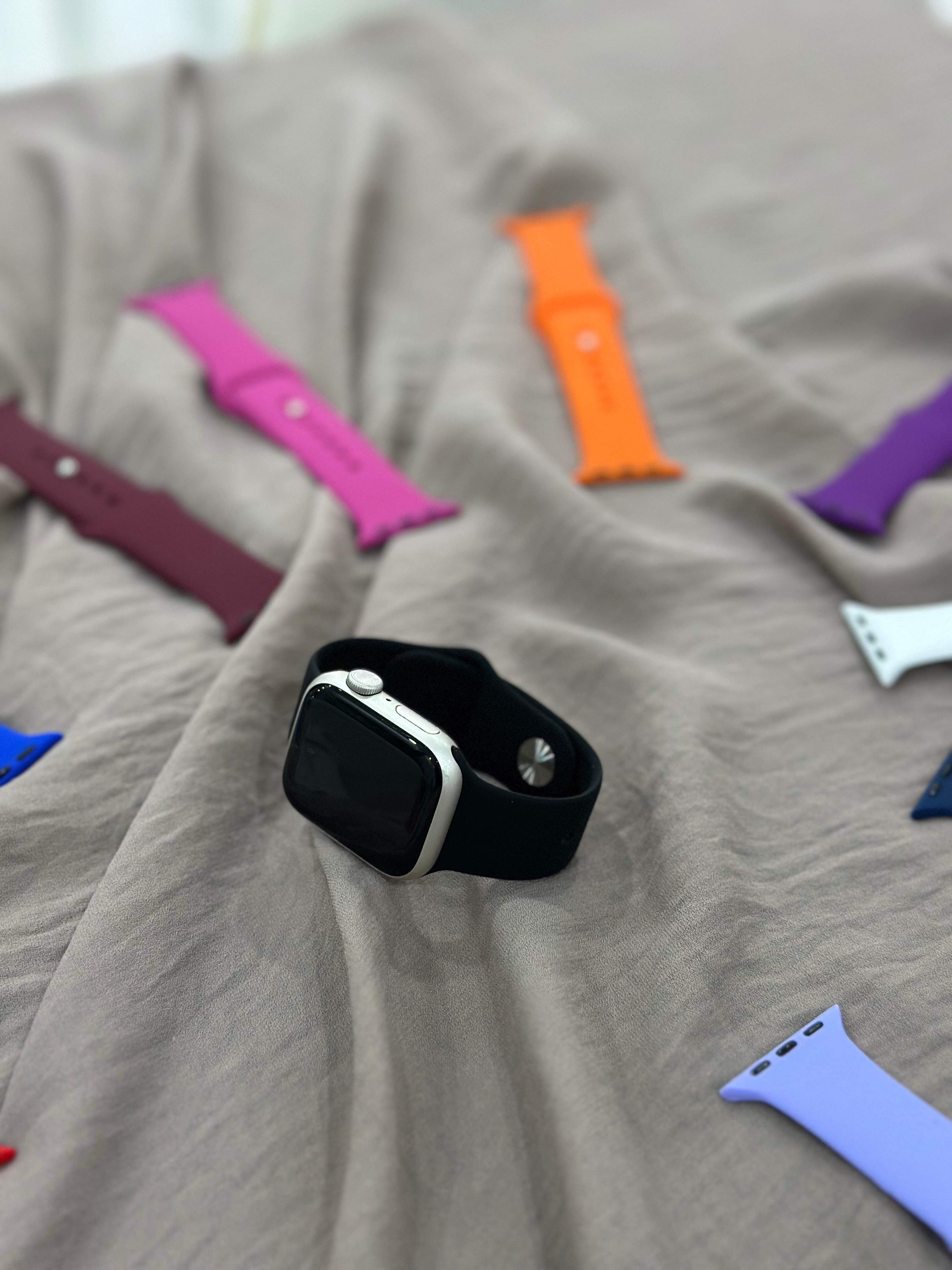 Apple Watch Silikon Kordon (Siyah)