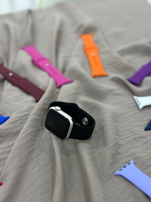 Apple Watch Silikon Kordon (Siyah)
