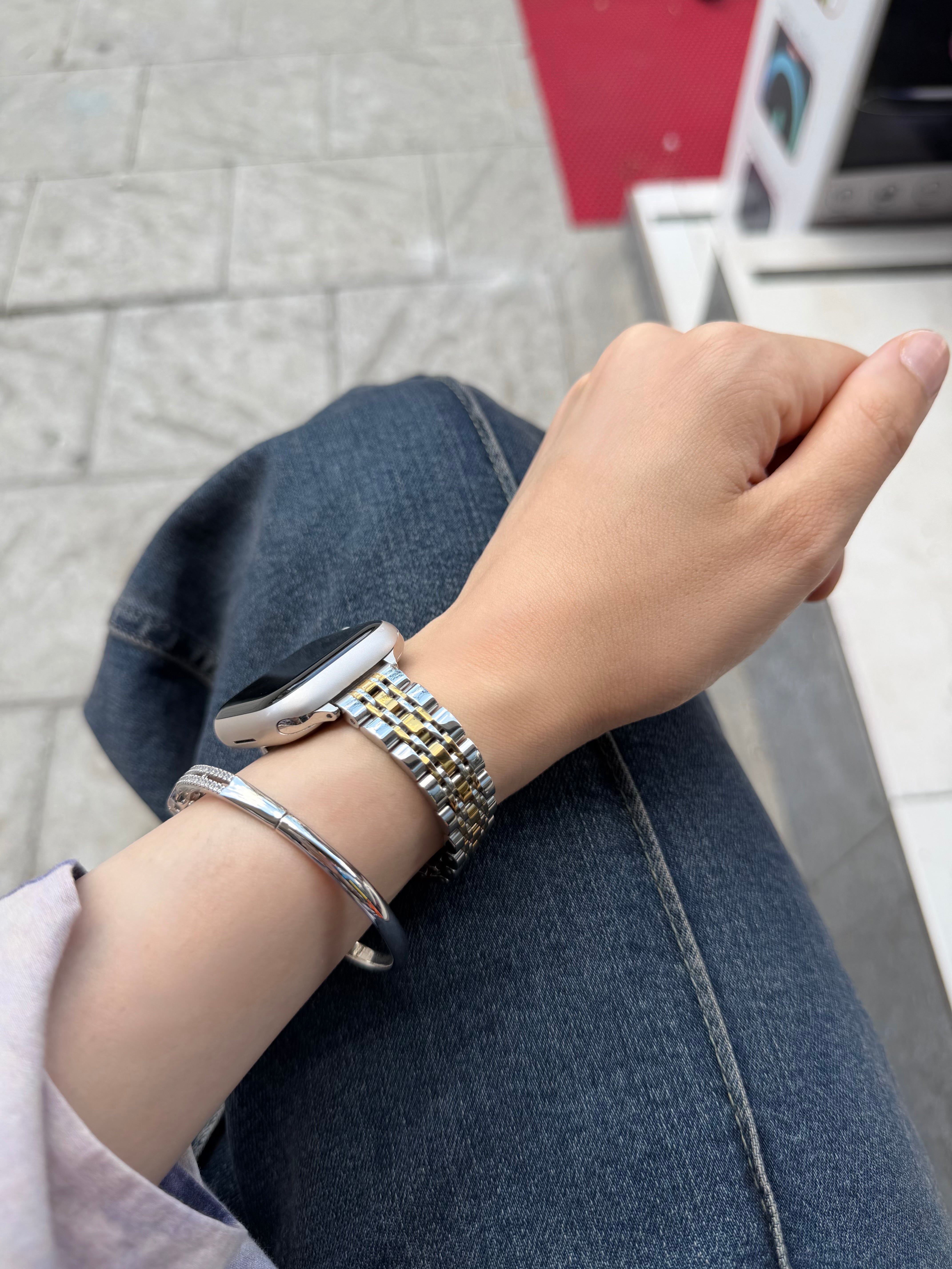 RLX Çelik Metal Kordon Gold