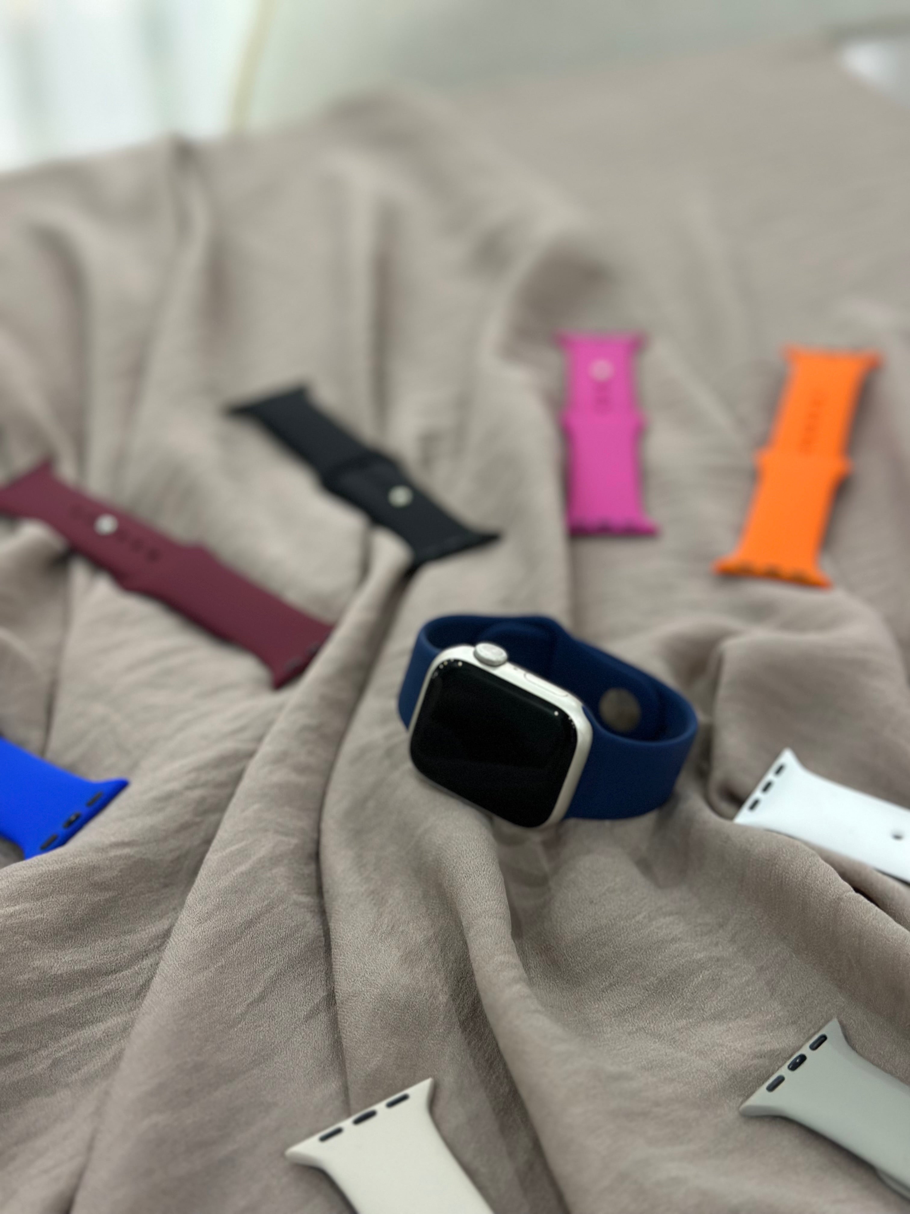 Apple Watch Silikon Kordon (Lacivert)