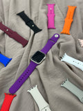 Apple Watch Silikon Kordon (Mor)