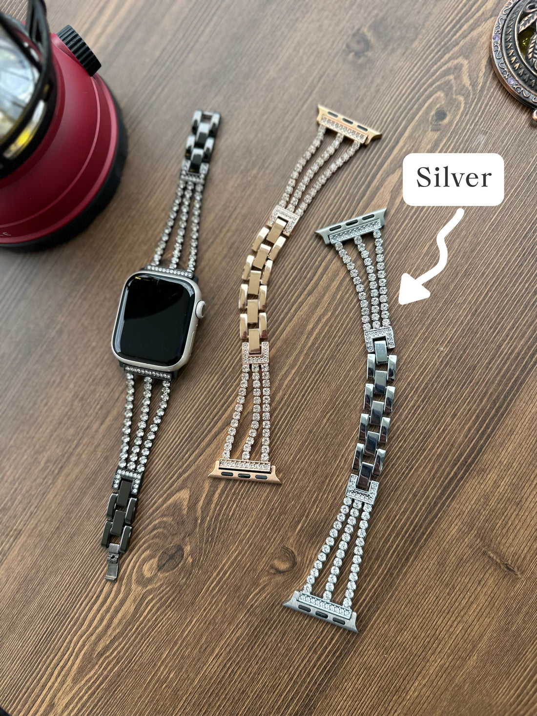 Swarovski Çelik Kordon Silver