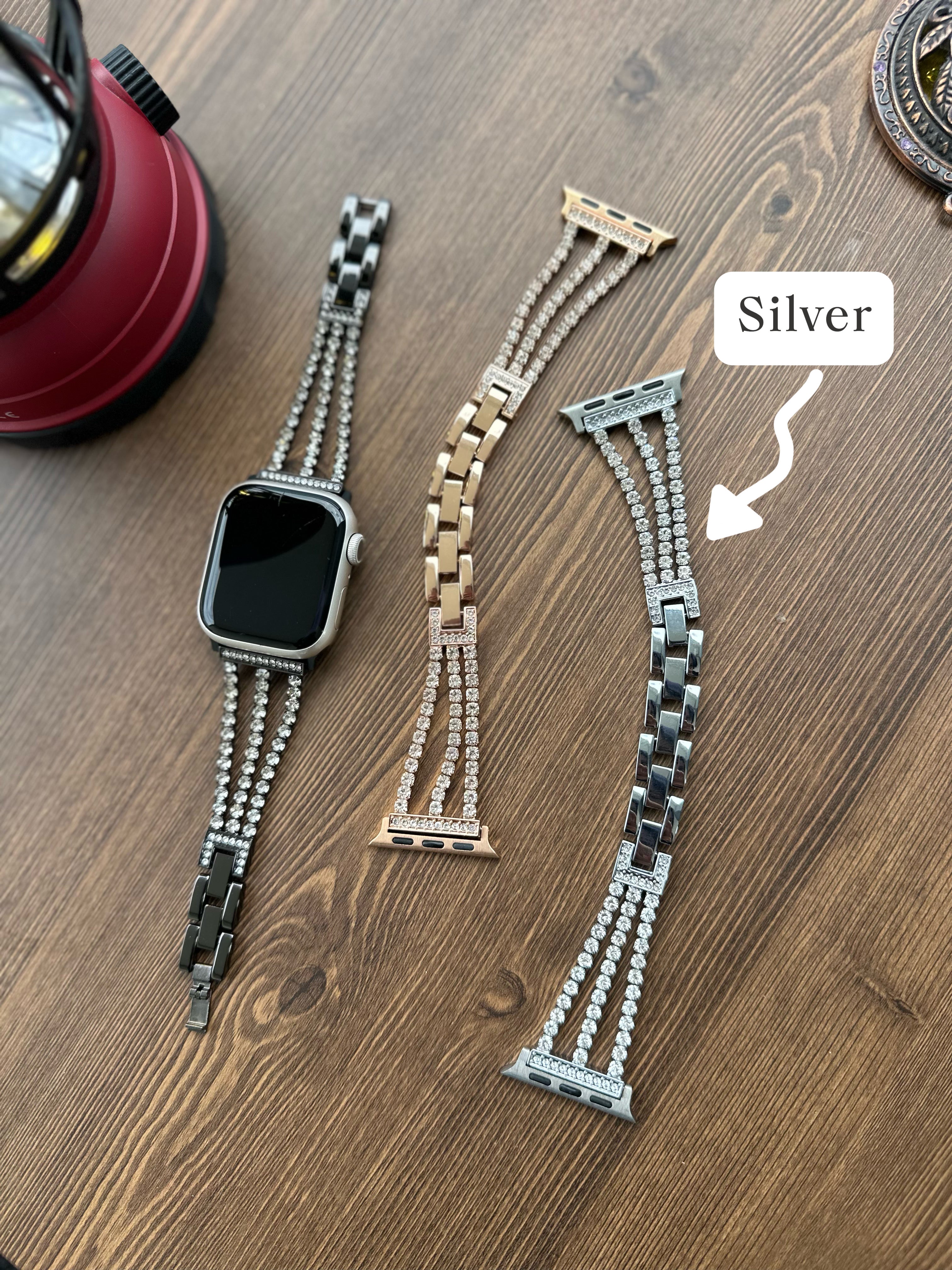 Swarovski Çelik Kordon Silver