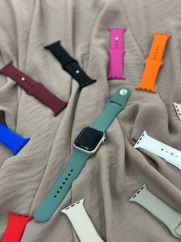 Apple Watch Silikon Kordon (Yeşil)