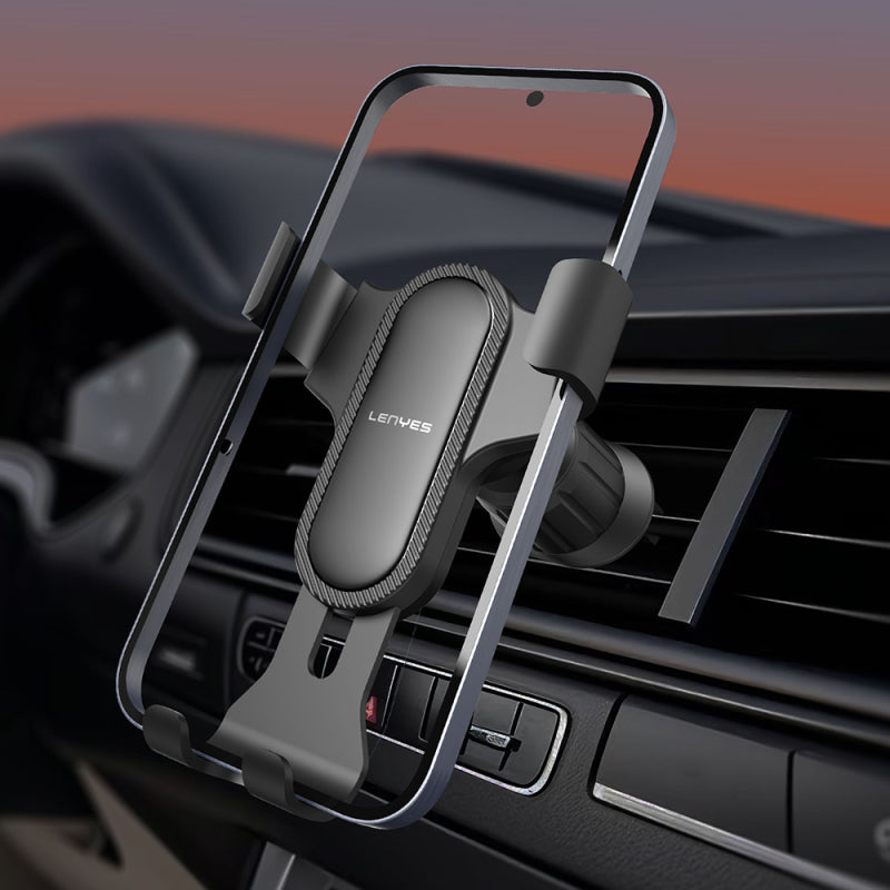 360 Derece Dönebilen Havalandırma Tasarımlı Araç Telefon Tutucu