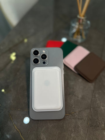 Magsafe Silikon Kartlık Beyaz