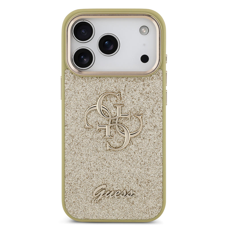 Gues Orjinal Lisanslı 4G Logolu Glitter Kapak Gold