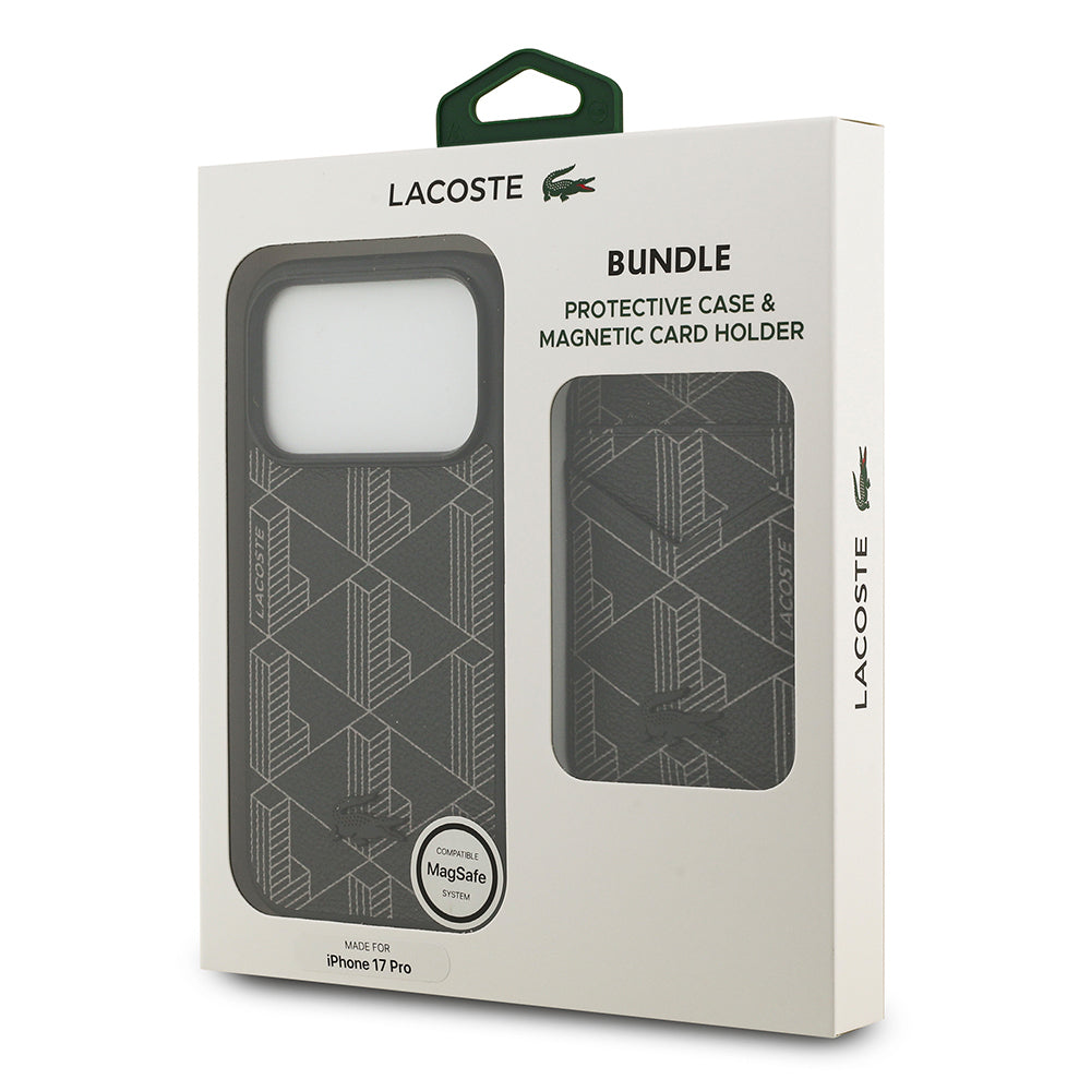Lacoste Lisanslı M-safe Kartlıklı Karışık Desenli Kapak Yeşil