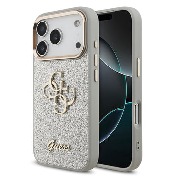 Gues Orjinal Lisanslı 4G Logolu Glitter Kapak Silver