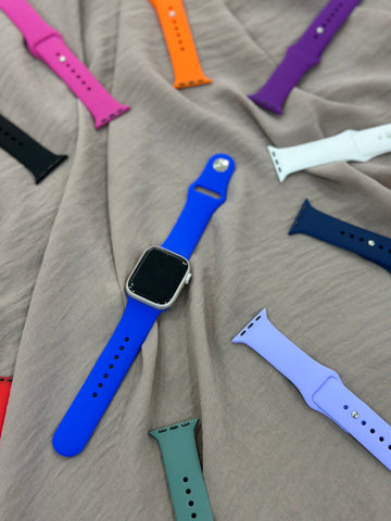 Apple Watch Silikon Kordon (Mavi)
