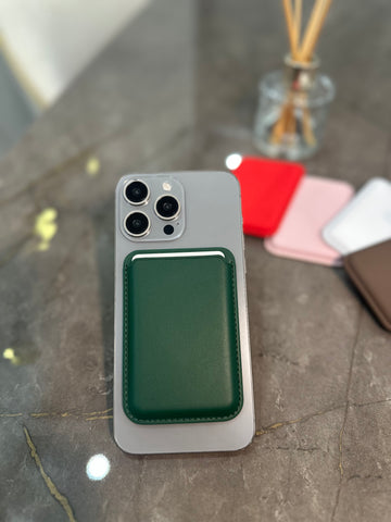 Magsafe Deri Kartlık Yeşil