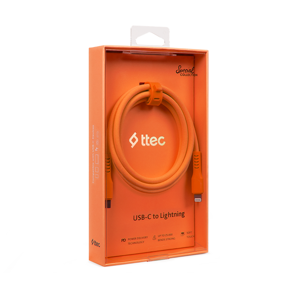 ttec USB-C - Lightning Hızlı Şarj Kablosu 120cm