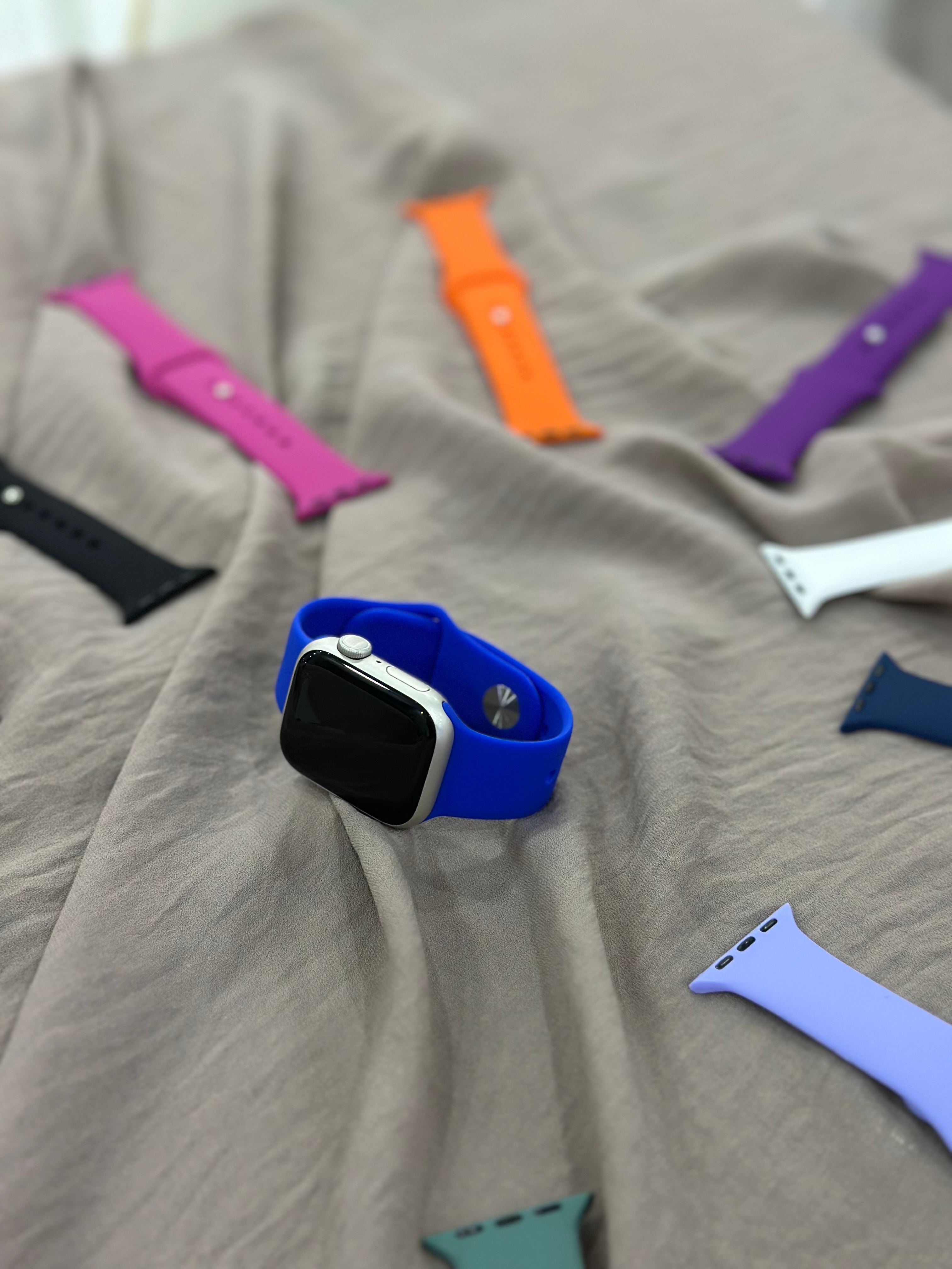 Apple Watch Silikon Kordon (Mavi)