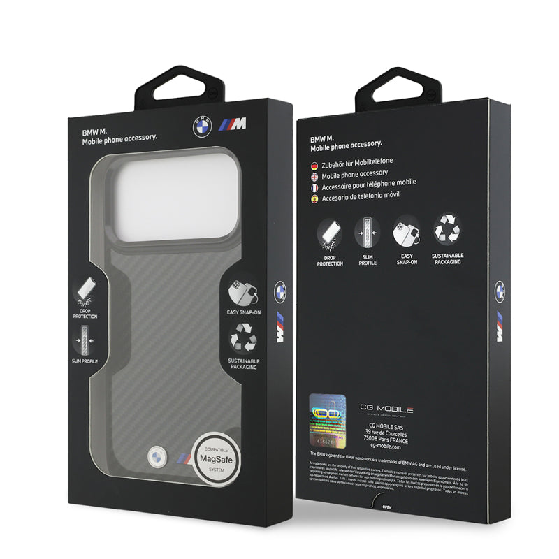 BMW Orjinal Lisanslı M-safe Şarj Özellikli Karbon Fiber Metal Logolu Kapak