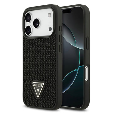 İPhone 17 ProMax Gues Üçgen Logolu Taşlı Kılıf